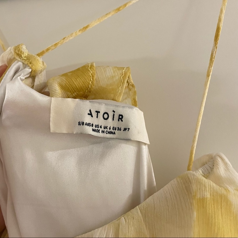 REVOLVE Yellow Ruffled Maxi Dress - Picture 10 of 10